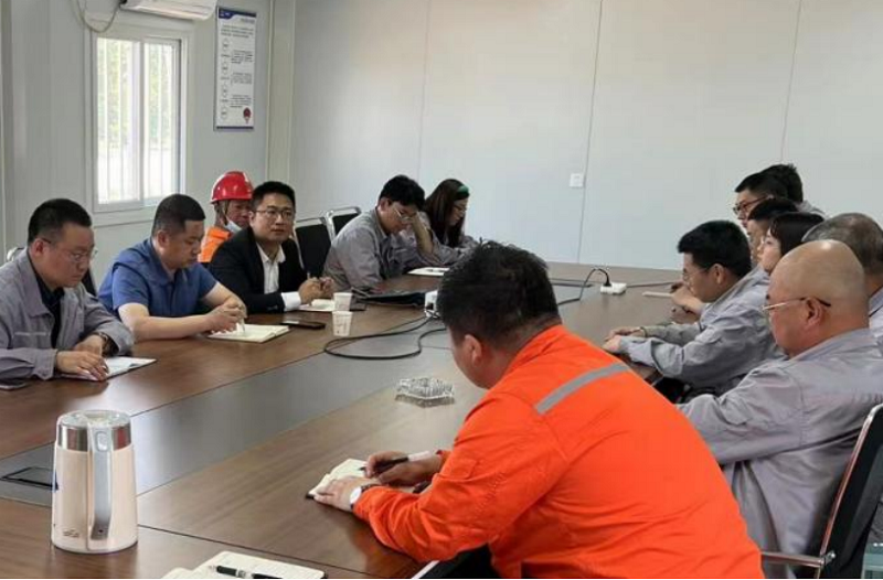 張勇帶班檢查華北公司日照旭科新材料、東營原油儲備項目